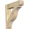 Ekena Millwork Funston Craftsman Rough Sawn Outlooker, Douglas Fir, 8"W x 34"D x 34"H OUT08X34X34FST04RDF - alternate 1